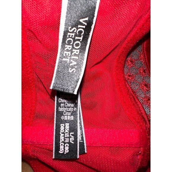 Victoria’s Secret Red Corset Bralette  Size Large - Picture 11 of 14